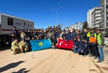 Редкие кадры спасения из-под завалов в Газиантепе показал казахстанский спасатель
