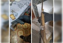 Винтовку и газовый пистолет нашли полицейские у жителя Кокшетау