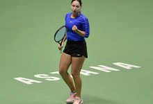 Только одна казахстанская теннисистка прошла стартовый круг турнира в Астане