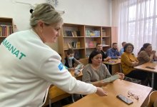 Проблемы Петропавловска обсудили аманатовцы с коллективом школы