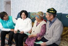 Кандидат партии AMANAT провела агитацию в отдаленном районе