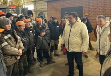 С трудовым коллективом предприятия Акмолинской области встретились аманатовцы