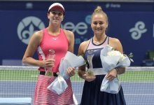 Анна Данилина стала чемпионкой в парном разряде домашнего турнира в Астане