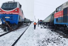 Поезд с 200 пассажирами сошел с рельсов в Актюбинской области