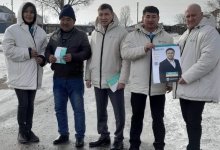 Члены партии AMANAT посетили Аксуский сельский округ