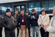 С коллективом Кызылординского автобусного парка встретились партийцы AMANAT
