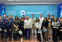 Агитвстречу провели в Акмолинской области кандидаты AMANAT