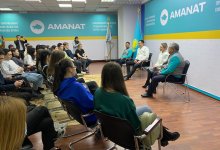 Партия AMANAT и МК "Жас Рухы" решат проблемы занятости и жилищные вопросы молодежи