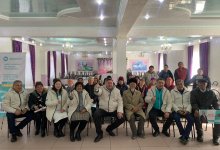 Представители партии AMANAT пообщались с жителями Аксуского района