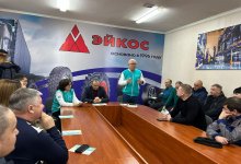 Члены штаба филиала AMANAT области Абай встретились с сотрудниками ТОО "Эйкос"