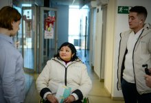 Члены партии AMANAT провели агитработу в одном из ТД в Уральске