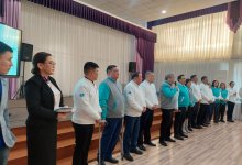 Кандидаты в депутаты от AMANAT посетили школу-лицей №4 им.Абая в Сатпаеве
