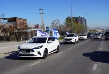 Акжоловцы провели автопробег в городах Казахстана