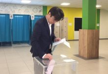 Глава партии "Байтак" принял участие в голосовании