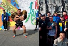 Алматинец поднял барана 2050 раз и установил рекорд