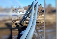 Новая теплотрасса рухнула в курортном поселке Зеренда (ВИДЕО)