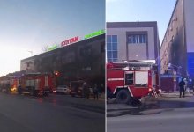 Торговый центр горел в Кызылорде
