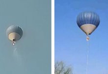 Воздушный шар с людьми загорелся в Мексике (ВИДЕО)