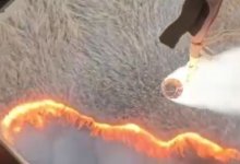 Вертолет привлекли на тушение камыша в Атырауской области (ВИДЕО)