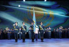 Столичных призывников торжественно проводили на службу в Астане