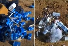 Выброшенные медотходы обнаружили посреди степи в Мангистау (ВИДЕО)