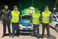 Ночью в горящем доме спасли женщину полицейские Кызылорды (ВИДЕО)