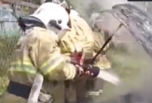 Взрыв автомобиля удалось предотвратить спасателям в Шымкенте (ВИДЕО)