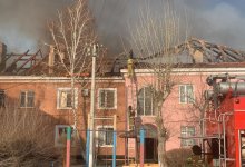 30 человек эвакуировали из-за пожара в Экибастузе