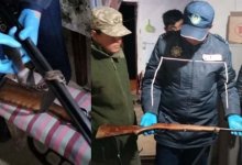 Два ружья и винтовку изъяли у ранее судимого мужчины в Жетысу