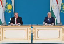 Вышло совместное заявление Касым-Жомарта Токаева и Эмомали Рахмона