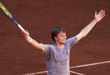 Лучший теннисист Казахстана снова победил на турнире во Франции