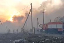 Девять домов, гараж и три автобуса сгорели в Петропавловске