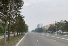 Смог накрыл Костанай из-за пожаров в России