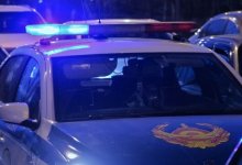 Полицейские на патрульной машине врезались в строящийся дом в Шымкенте