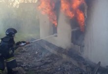 Частный дом сгорел в Павлодарской области