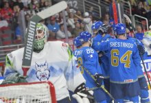 На победной ноте завершила свое выступление на ЧМ по хоккею сборная Казахстана