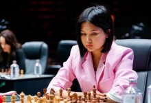 Бибисара Асаубаева "дышит в спину" лидеру шахматного Гран-при на Кипре.