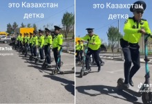Полиция на самокатах: ролик распространяется среди пользователей Казнета