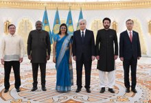 Токаев принял верительные грамоты пяти государств