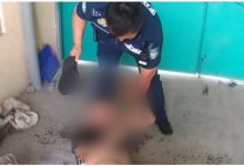 Из петли вытащили мужчину полицейские в Шымкенте