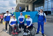Казахстанцы впервые участвовали в международном турнире по теннису на колясках
