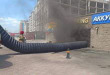 Три человека попали в больницу после пожара в жилом доме в Астане