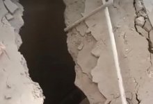 Пол между этажами провалился в одной из многоэтажек Жанаозена