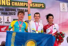 Казахстанцы выиграли серебро и золото в велогонке на чемпионате Азии