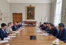 Поставки по КТК: Мирзагалиев встретился с главой управления по санкциям МИД Великобритании