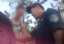 Полицейский брызнул из баллончика в буйного нарушителя в ВКО (ВИДЕО)