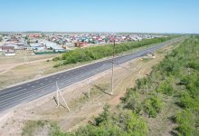 Разбитый участок республиканской трассы восстановили под Астаной