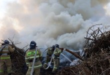 Пожар в Астане: жителей просят не выходить на улицу