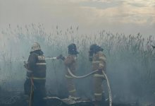 Площадь пожара в Астане составляет 80 гектаров