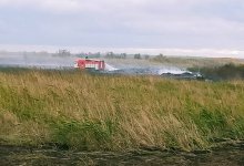 Пожарные продолжают тушить сухостой под Астаной